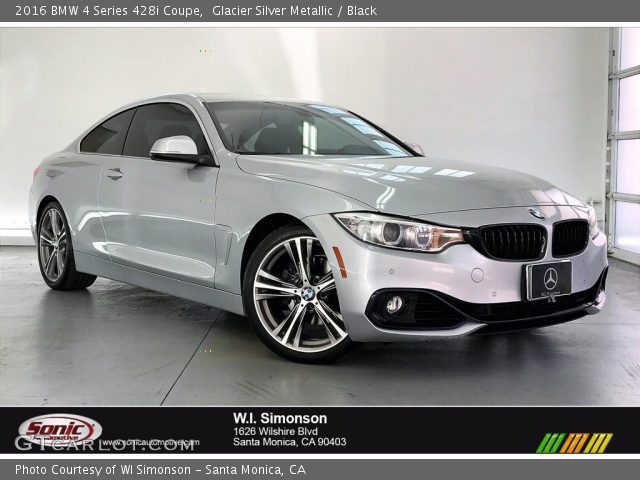 2016 BMW 4 Series 428i Coupe in Glacier Silver Metallic