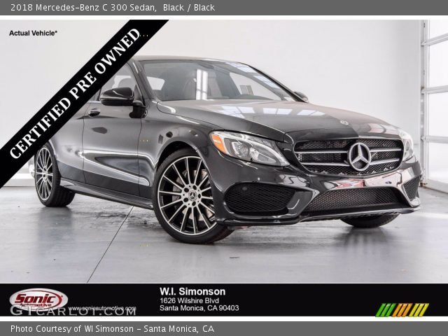 2018 Mercedes-Benz C 300 Sedan in Black