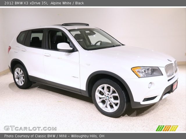 2012 BMW X3 xDrive 35i in Alpine White