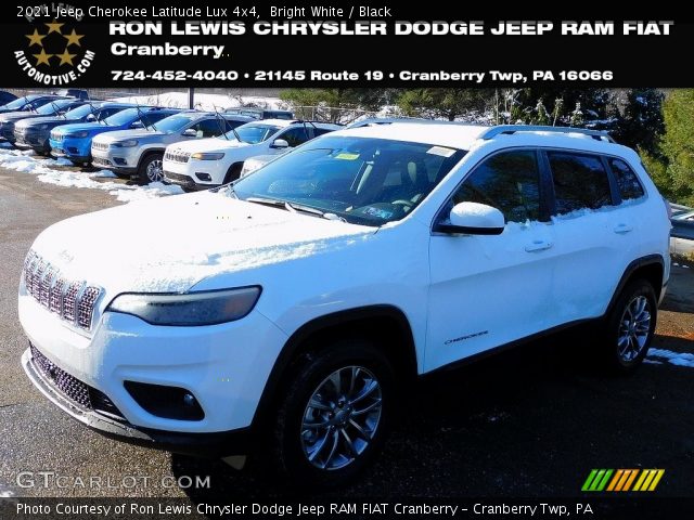 2021 Jeep Cherokee Latitude Lux 4x4 in Bright White