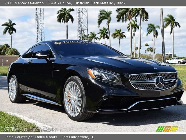 2015 Mercedes-Benz S 65 AMG Coupe in Obsidian Black Metallic