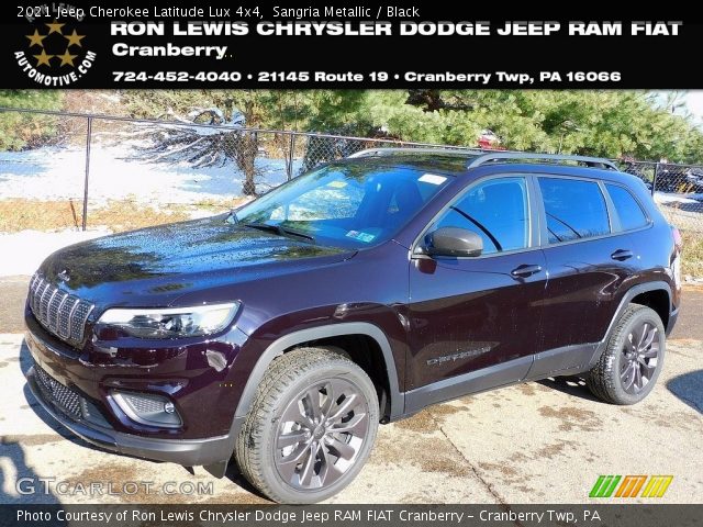2021 Jeep Cherokee Latitude Lux 4x4 in Sangria Metallic
