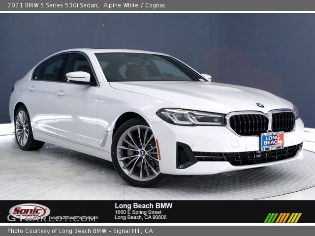 2021 BMW 5 Series 530i Sedan in Alpine White