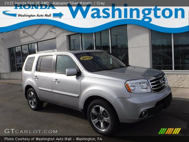 2015 Honda Pilot SE 4WD in Alabaster Silver Metallic
