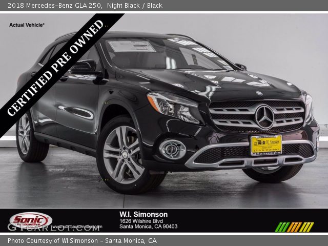 2018 Mercedes-Benz GLA 250 in Night Black