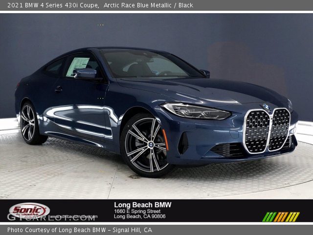2021 BMW 4 Series 430i Coupe in Arctic Race Blue Metallic