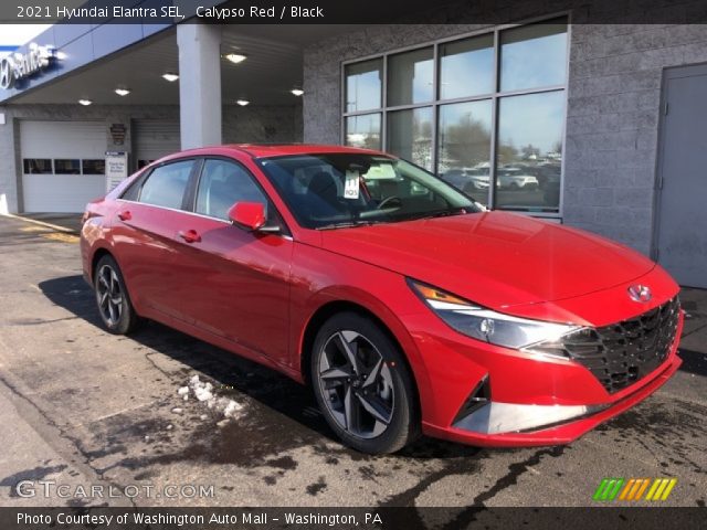 2021 Hyundai Elantra SEL in Calypso Red