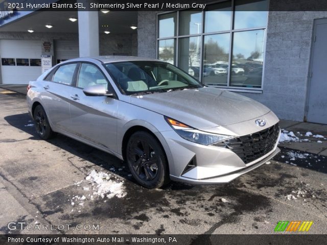 2021 Hyundai Elantra SEL in Shimmering Silver Pearl