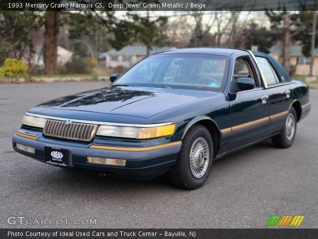 1993 Mercury Grand Marquis GS in Deep Jewel Green Metallic
