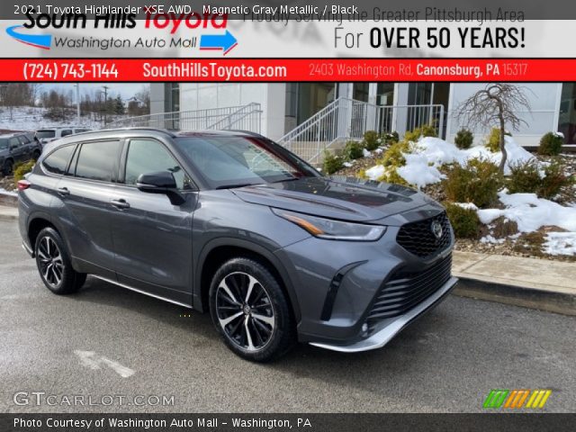 2021 Toyota Highlander XSE AWD in Magnetic Gray Metallic