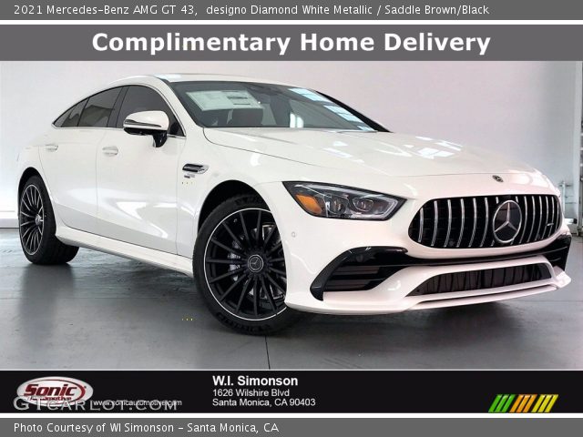 2021 Mercedes-Benz AMG GT 43 in designo Diamond White Metallic