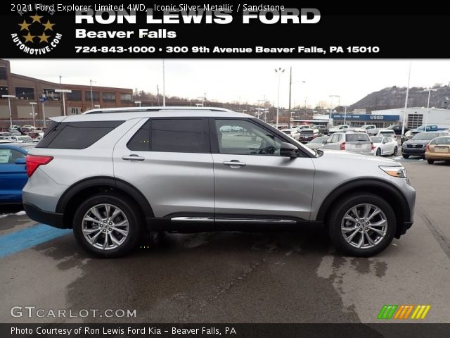 2021 Ford Explorer Limited 4WD in Iconic Silver Metallic