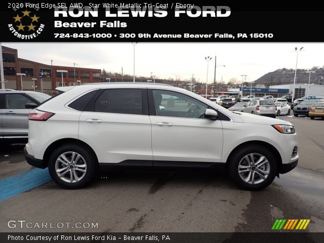 2020 Ford Edge SEL AWD in Star White Metallic Tri-Coat