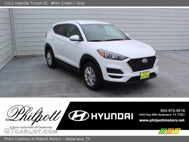 2021 Hyundai Tucson SE in White Cream