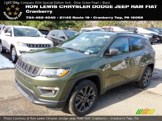 2021 Jeep Compass 80th Special Edition 4x4 in Olive Green Pearl
