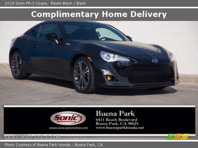 2016 Scion FR-S Coupe in Raven Black