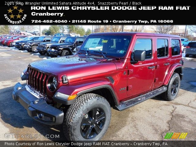 2021 Jeep Wrangler Unlimited Sahara Altitude 4x4 in Snazzberry Pearl