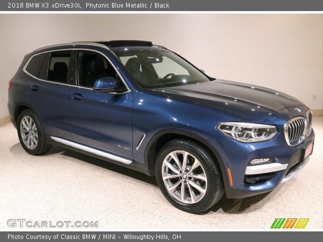 2018 BMW X3 xDrive30i in Phytonic Blue Metallic