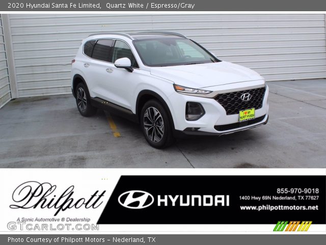 2020 Hyundai Santa Fe Limited in Quartz White