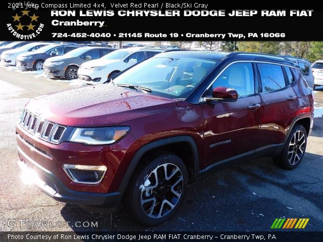 2021 Jeep Compass Limited 4x4 in Velvet Red Pearl