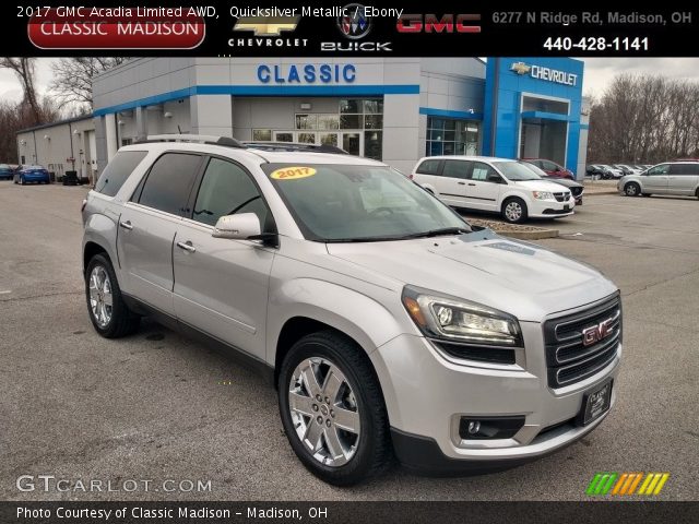 2017 GMC Acadia Limited AWD in Quicksilver Metallic