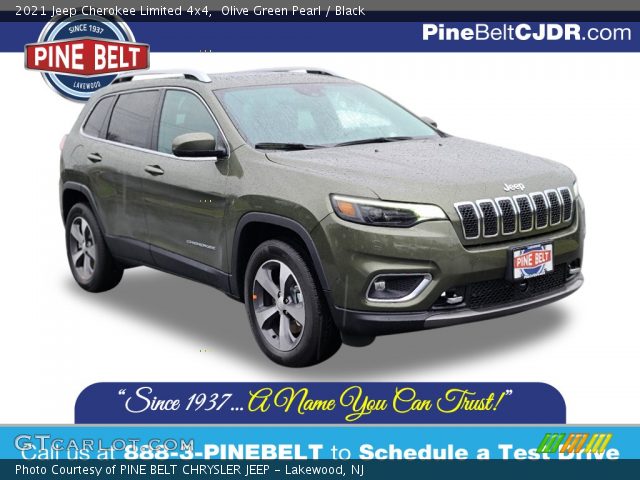 2021 Jeep Cherokee Limited 4x4 in Olive Green Pearl