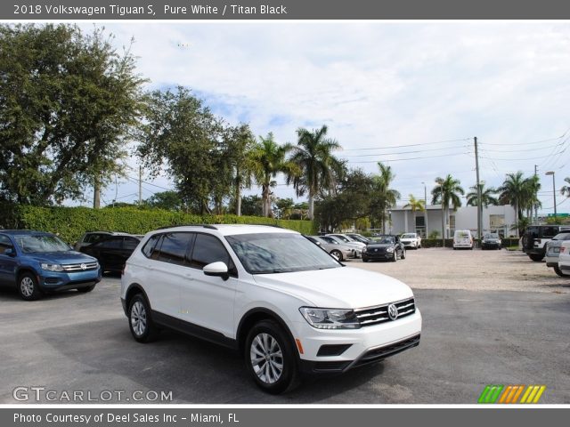 2018 Volkswagen Tiguan S in Pure White