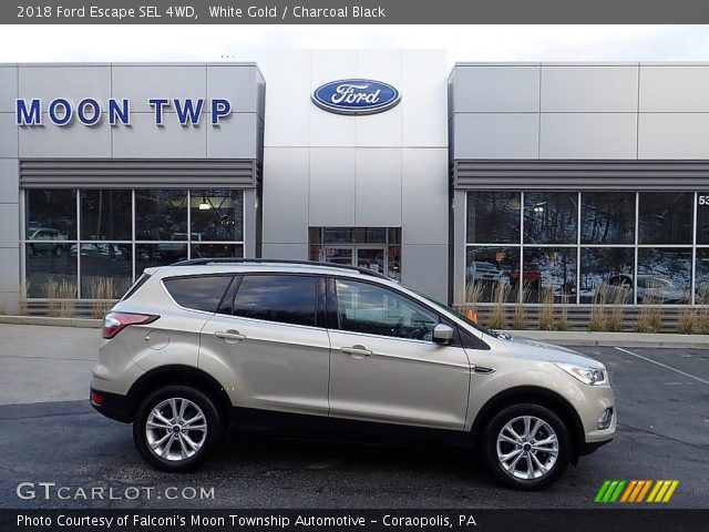 2018 Ford Escape SEL 4WD in White Gold