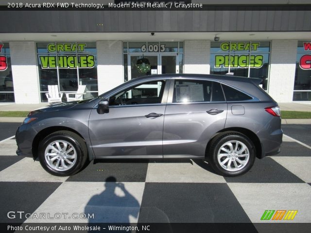 2018 Acura RDX FWD Technology in Modern Steel Metallic