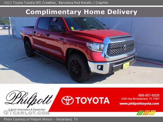 2021 Toyota Tundra SR5 CrewMax in Barcelona Red Metallic