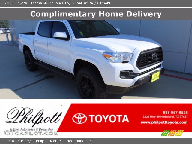 2021 Toyota Tacoma SR Double Cab in Super White