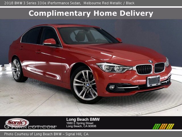 2018 BMW 3 Series 330e iPerformance Sedan in Melbourne Red Metallic