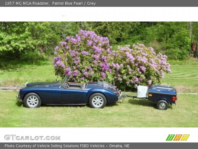 1957 MG MGA Roadster in Patriot Blue Pearl