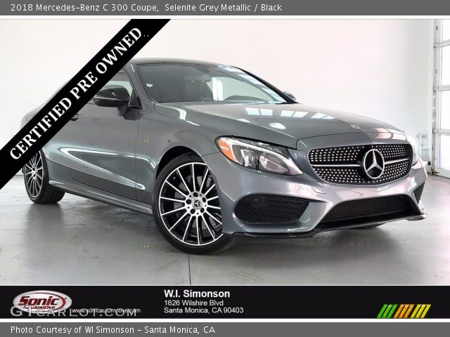 2018 Mercedes-Benz C 300 Coupe in Selenite Grey Metallic