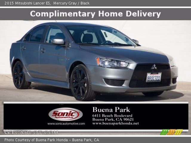 2015 Mitsubishi Lancer ES in Mercury Gray