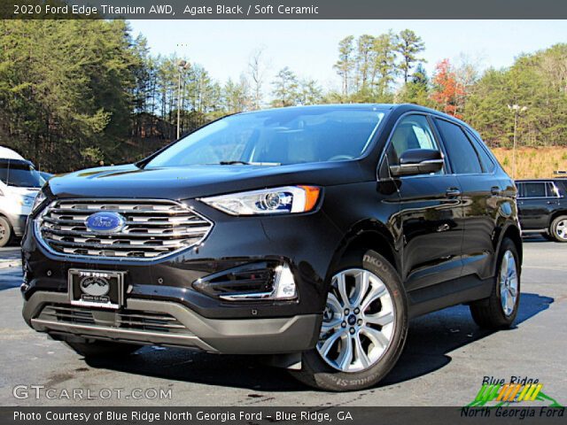 2020 Ford Edge Titanium AWD in Agate Black