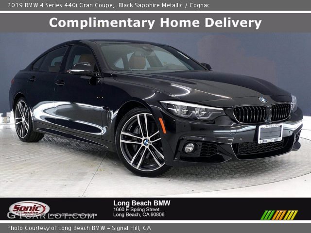 2019 BMW 4 Series 440i Gran Coupe in Black Sapphire Metallic