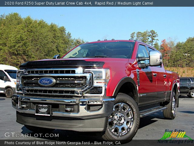 2020 Ford F250 Super Duty Lariat Crew Cab 4x4 in Rapid Red