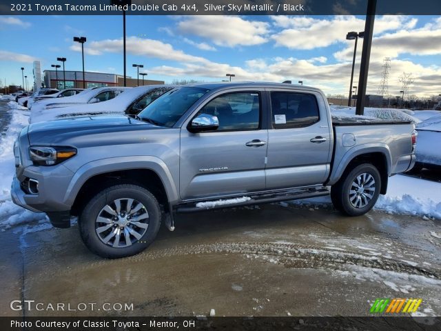 2021 Toyota Tacoma Limited Double Cab 4x4 in Silver Sky Metallic