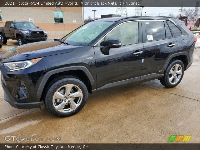 2021 Toyota RAV4 Limited AWD Hybrid in Midnight Black Metallic