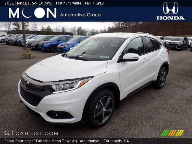 2021 Honda HR-V EX AWD in Platinum White Pearl