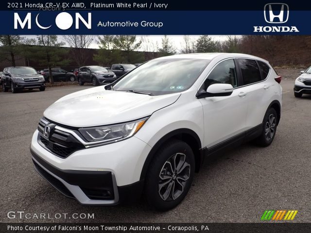 2021 Honda CR-V EX AWD in Platinum White Pearl