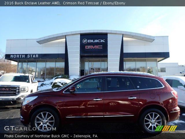2016 Buick Enclave Leather AWD in Crimson Red Tintcoat