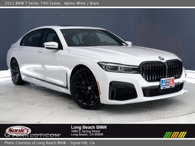 2021 BMW 7 Series 740i Sedan in Alpine White