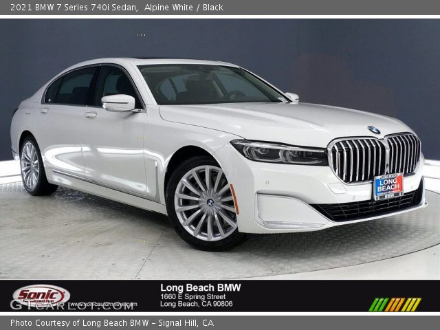 2021 BMW 7 Series 740i Sedan in Alpine White