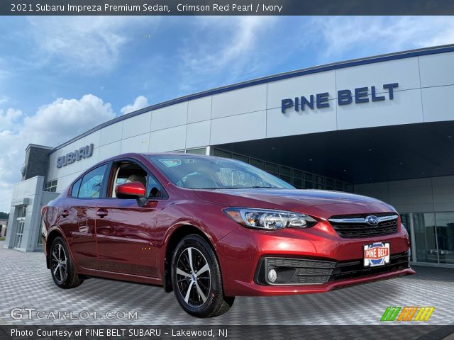 2021 Subaru Impreza Premium Sedan in Crimson Red Pearl