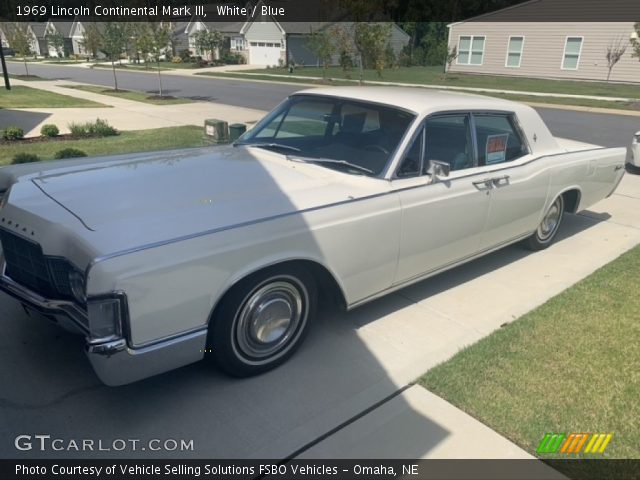 1969 Lincoln Continental Mark III in White
