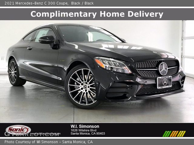 2021 Mercedes-Benz C 300 Coupe in Black