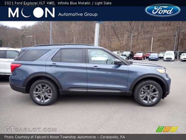 2021 Ford Explorer XLT 4WD in Infinite Blue Metallic