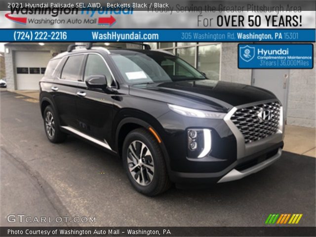 2021 Hyundai Palisade SEL AWD in Becketts Black